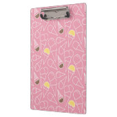 夏のアイスクリームパターン クリップボード (左)