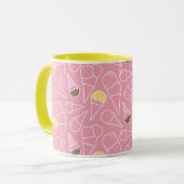 夏のアイスクリームパターン マグカップ (正面左)