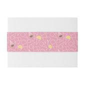 夏のアイスクリームパターン 招待状ベリーバンド (裏面例)