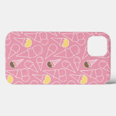 夏のアイスクリームパターン Case-Mate iPhoneケース (裏面 (横))