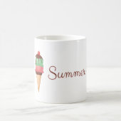 夏のアイスクリーム コーヒーマグカップ (中央)