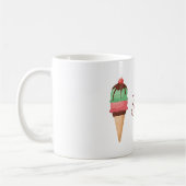 夏のアイスクリーム コーヒーマグカップ (左)