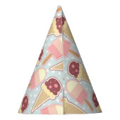 夏のアイスクリーム パーティーハット (裏面)