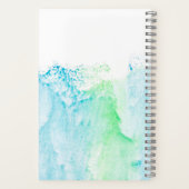 夏のアドベンチャーパームツリーカスタマイズ可能な夏 ノートブック (裏面)