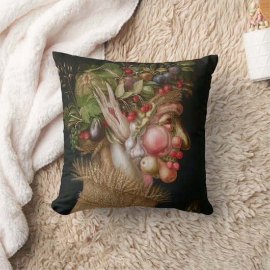 夏のアルカンボルド クッション (ブランケット)