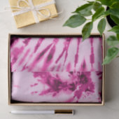 夏のアートネオンガーリー赤面ピンク絞り染めパターン 薄葉紙 (ギフト)