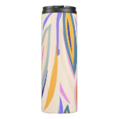 夏のアート：クリエイティブコラージュ模様 タンブラー (裏面)