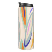 夏のアート：クリエイティブコラージュ模様 タンブラー (回転右)