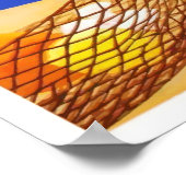 夏のイタリアでのヴィンテージ旅行ポスター ポスター (角)