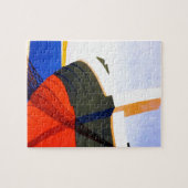 夏のイタリアでのヴィンテージ旅行 ジグソーパズル (横)