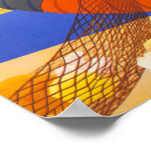 夏のイタリアのヴィンテージのポスターを復元 ポスター (角)