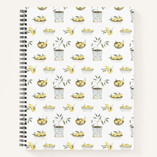 夏のイタリアンレモンの実 ノートブック (正面)