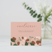 夏のイチゴのブライダルシャワーへの招待 招待状 (スタンド正面)