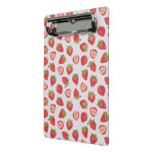 夏のイチゴ模様 ミニクリップボード (アングル2)