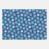 夏のイチゴ模様 ラッピングペーパーシート (正面3)