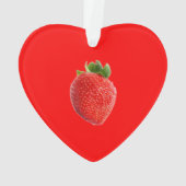 夏のイチゴ オーナメント (裏面)