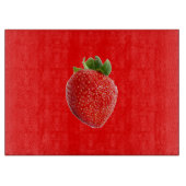 夏のイチゴ カッティングボード (正面)