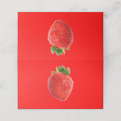 夏のイチゴ プレイスカード (外部開封)