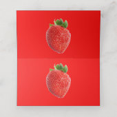 夏のイチゴ プレイスカード (内部開封)