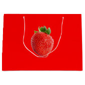 夏のイチゴ ラージペーパーバッグ (正面)