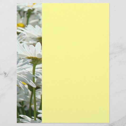 夏のイベントチラシのパーティーデイジー花フローラ チラシ (正面)