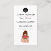 夏のイベントプランナーケータリング 名刺 (裏面)