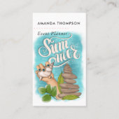 夏のイベントプランナーケータリング 名刺 (正面)