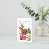 夏のイベントプランナーケータリング 名刺 (スタンド正面)