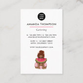 夏のイベントプランナーケータリング 名刺 (裏面)