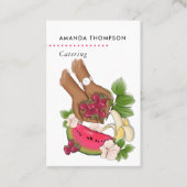 夏のイベントプランナーケータリング 名刺 (正面)