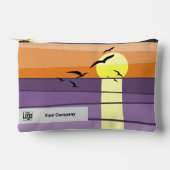 夏のイベント賞報酬ギフトモットカンパニーロゴ アクセサリーポーチ (正面)