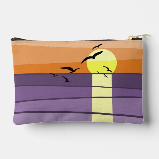 夏のイベント賞報酬ギフトモットカンパニーロゴ アクセサリーポーチ (裏面)