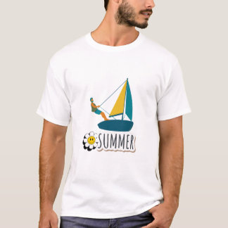 夏のイラスト Tシャツ