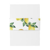 夏のウェディングにレモンをテーマにしたベリーバンド 招待状ベリーバンド (裏面例)