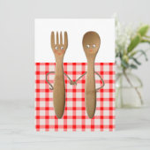 夏のウェディングシャワー 招待状 (スタンド正面)