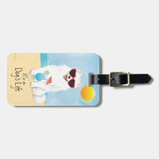 夏のエスキー ラゲッジタグ (正面横)