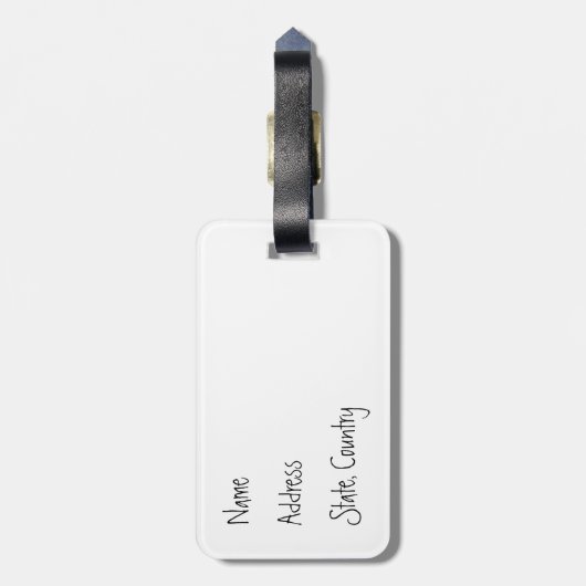 夏のエスキー ラゲッジタグ (裏面縦)