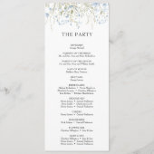 夏のエレガント牧草地ワイルドフラワーズボホプログラム プログラム (裏面)