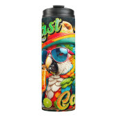 夏のオウムの夕日の最後の飲み物の呼び出し タンブラー (正面)