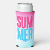 夏のオリジナルデザイン スリム缶クーラー (Seltzer正面)