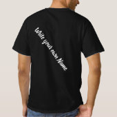 夏のオリジナルTシャツ Tシャツ (裏面)