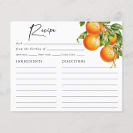 夏のオレンジとレモンのシトラス ブライダルシャワー レシピ