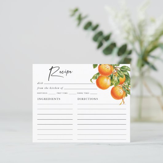 夏のオレンジ レモン シトラス ブライダルシャワー レシピ (スタンド正面)