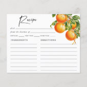 夏のオレンジ レモン シトラス ブライダルシャワー レシピ (正面)