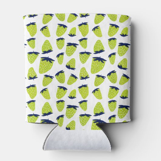 夏のオーガニックイチゴのネオングリーン 缶クーラー (裏面)