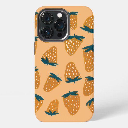 夏のオーガニックイチゴ iPhoneケース (裏面)