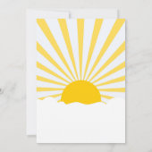 夏のオーバー新学期パーティー招待状ポスター 招待状 (裏面)