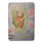 夏のカエル池バスマット バスマット (正面縦)