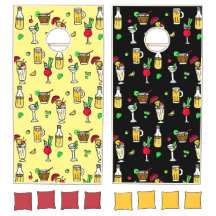 夏のカクテルとビールのゲーム