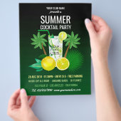 夏のカクテルクラブ/企業のパーティー追加の写真 チラシ (手)